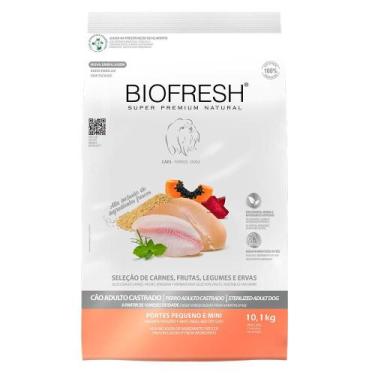 Imagem de Ração Biofresh Cão Castrado Porte Pequeno Mix Carnes 10.1Kg - Brf