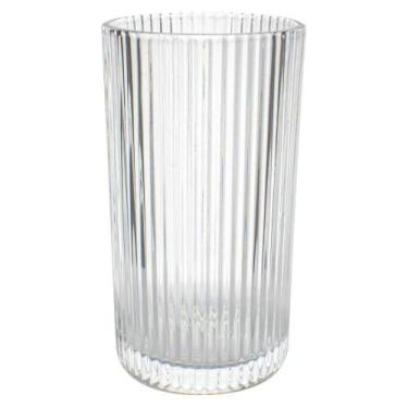 Imagem de Copo de Vidro Graffiato Transparente Long Drink 420ml 1 peça - Hauskra