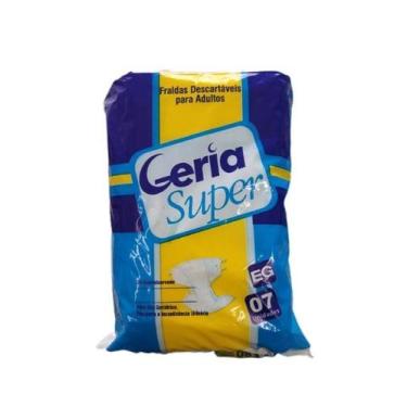 Imagem de Fralda Geriátrica GeriaSuper Mais Conforto EG com 7 unidades