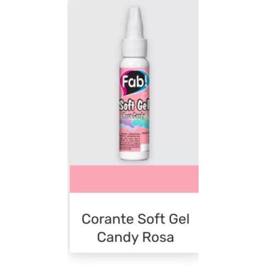 Imagem de Corante Soft Gel Candy Rosa - FAB , 25g