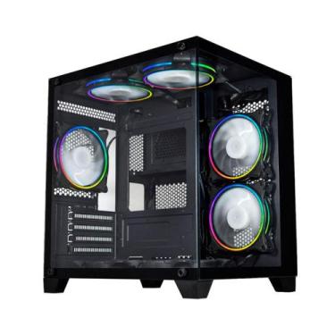 Imagem de Gabinete Gamer Aquário K-Mex Micro III GC-0305 - USB 3.2 - M-ATX - Pre