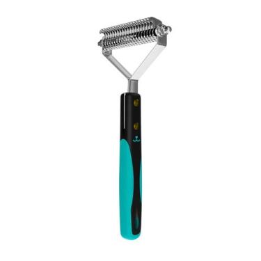 Imagem de Rake Subpelos Pet 20 Dentes Azul Profissional Propetz