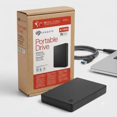 Imagem de HD Externo Portátil Seagate Expansion 4TB USB 3.0 2,5 STGX4000400 para