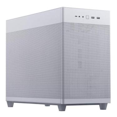 Imagem de Gabinete Gamer Asus Prime AP201, Mini Tower, Mesh, MATX, Branco, Com 1