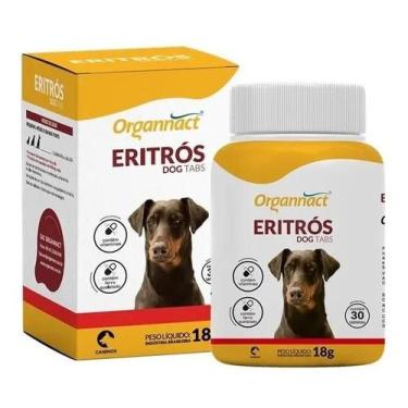 Imagem de Organnact Eritrós Dog Tabs 18g 30 Comprimidos Vitamina Ferro - Congrat