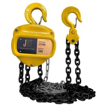 Imagem de Talha Manual de Corrente 2 Toneladas 5 Metros JST 2000kg Elevação de C