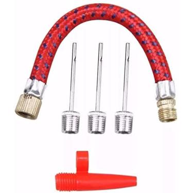 Imagem de Kit Acessórios Para Bomba De Ar Bicos Encher Bolas 5peças pneus boia