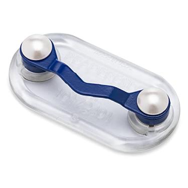 Imagem de Readerest Porta-Óculos Magnético, Porta-Crachá De Identificação, Tanque De Tubarões Azul Com Pérolas