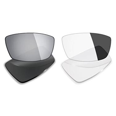 Imagem de 2 pares de lentes polarizadas de substituição da Mryok para óculos de sol Oakley Canteen 2006 – Opções