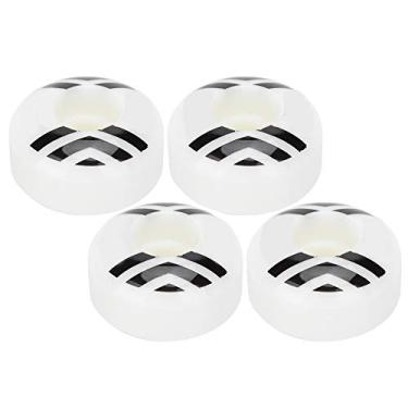 Imagem de Roda de skate 4pcs de direção flexível, roda de skate infantil, acessório para ferramenta perfeita de skate Esportes ao ar livre Skateboarding(Branco)
