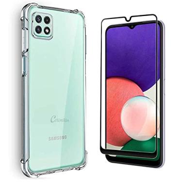 Imagem de Kit Capa Anti Impacto para Samsung Galaxy A22 5G + Película 3D Vidro
