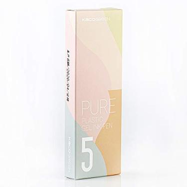 Imagem de czxwyst Canetas de tinta de gel retráteis de toque macio 0,5 mm ponta fina (cores Morandi pacote com 5 tintas coloridas)