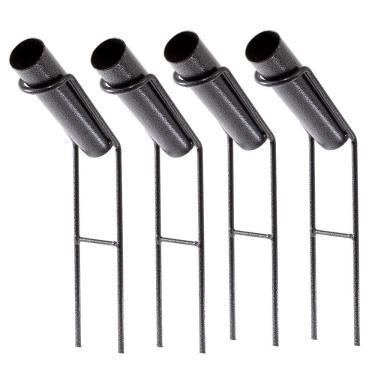 Imagem de Kit 4 Suportes Secretária Espera para Vara de Pesca Reforçado Caneco 40cm