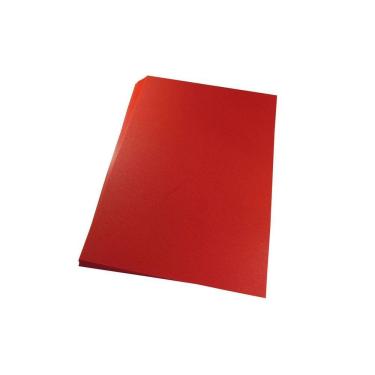 Imagem de Capa para encadernação A4 Vermelha PP Couro 0,30mm 100un