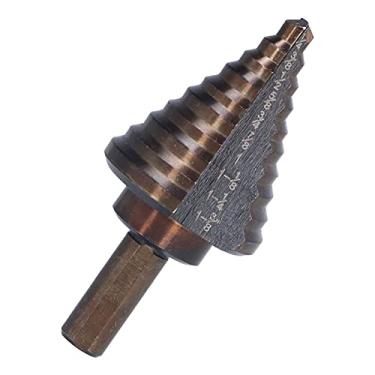 Imagem de 5 peças broca de passo Hss broca rígida broca broca ferramenta de perfuração com caixa de armazenamento para aço latão madeira plástico (métrico)
