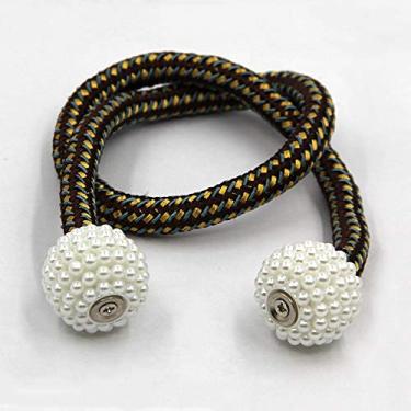 Imagem de 4 Pçs Pearl Magnetic Cortina Clipe Suporte de Cortinas Fivela Pendurada Fivela Bola Pendurada Acessórios para Cortina Decoração de Casa, Mix LightCafé, 45,50cm