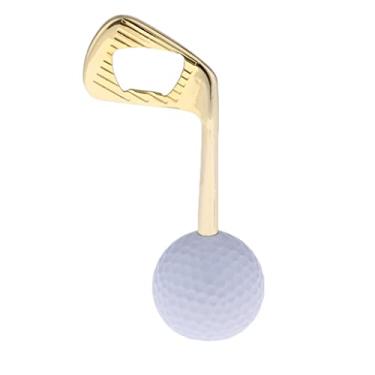 Imagem de Novidade bola de golfe abridor de garrafas golfista cerveja disjuntor presente prêmio para bar casa - dourado