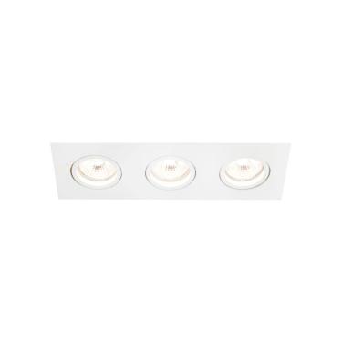 Imagem de Spot de Embutir Newline Lisse II para 3 Lâmpadas Par 20 E27 Bivolt Branco