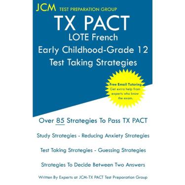 Imagem de Tx pact lote French Early Childhood-Grade 12 - Test Taking Strategies
