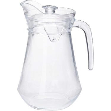 Imagem de Jarra de Vidro com Tampa em Acrílico 1,3 L