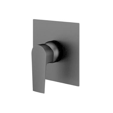 Imagem de Acabamento Para Base  Monocomando Fani Bold Preto Fosco 520 Bk370