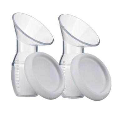 Imagem de Kit 2 Coletores de Leite Materno Manual Gentle Flow Livre de Bpa 900ml Multikids