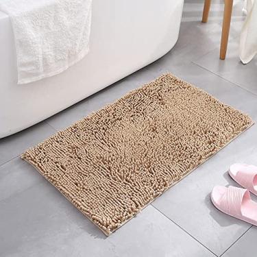 Imagem de SHENGANG Tapete de banho para quarto de cozinha tapete para sala de estar piso antiderrapante porta almofada absorvente, 2,40x60 cm