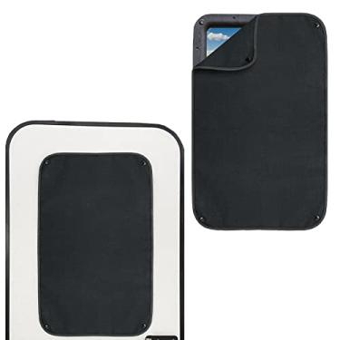 Imagem de Protetor solar para porta de entrada, para-sol para para-sol para entrada de privacidade, tecido blackout do sol 40,64 cm x 60,96 cm