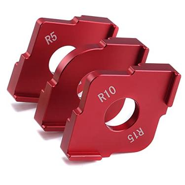 Imagem de Alloy Radius Jig Router Templates Radius Quick-Jig Router Bit Templates Routing Woodworking Radius Round Corners Tools(R5 R10 R15 R20 R25 R30)