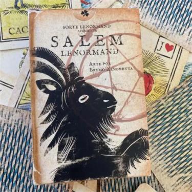 Imagem de Salem Lenormand - Livro + Cartas - Baralho Cigano Baralho Com 36 Carta