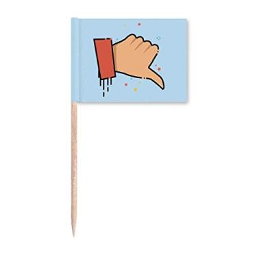 Imagem de Encorajamento Coração Incentivo Palito de Dente Marcador Topper Decoração de Festa