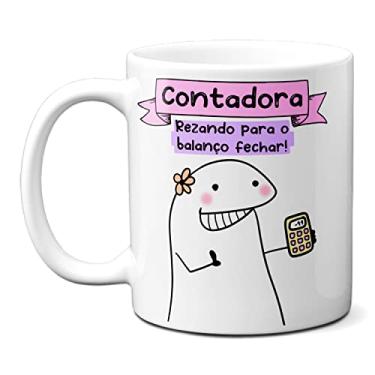 Imagem de Caneca Contadora Tentando Dar Conta De Todos Os Prazos (Branca)