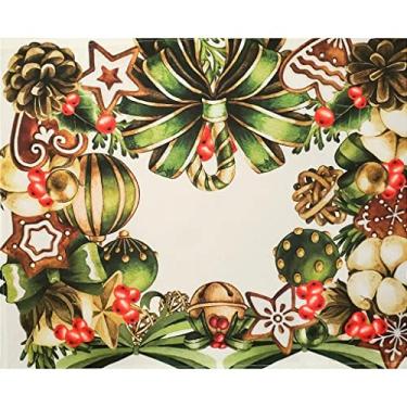 Imagem de Kit 4 Jogos Americanos Guirlanda LaÁo de Natal Imperme·vel 43CMX34CM