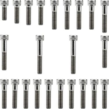 Imagem de Kit parafusos Inox tampa motor lateral esquerda+direita CBX150 Aero 1988 a 1993 NX150 1988 a 1993 OHC