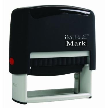 Imagem de Carimbo de endereço de retorno personalizado com 3 linhas auto-tintado por Imprue Mark IMP9013