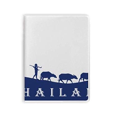 Imagem de Caderno de cultura alfandegária Reino da Tailândia capa de goma Diário capa macia