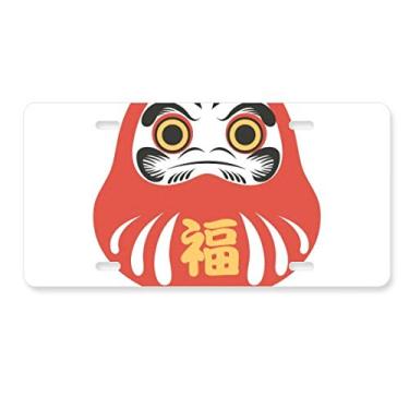 Imagem de DIYthinker Placa de carro tradicional japonesa especial para caixa de dinheiro decoração de carro acessório de aço inoxidável