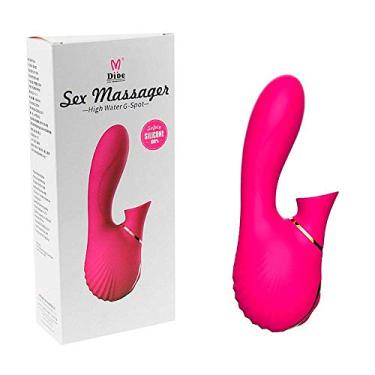 Imagem de Massageador Estimulador De Ponto G Com 7 Modos De Vibração E Função De Pulsação 17,6 X 3,6 Cm Dibe Sex Massager