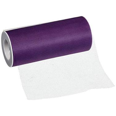 Imagem de Tecido de tule – 15 cm de largura x 25 metros, Plum, 6 Inch x 25 yards