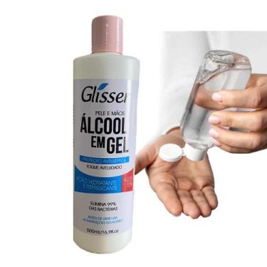 Imagem de Alcool Gel 70 % Antisséptico Bactericida Para Mãos 500ml - Glisser