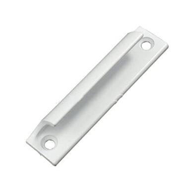 Imagem de 2pcs armário de liga de alumínio puxadores e puxadores de gaveta puxadores de porta para portas deslizantes acessórios de móveis de janela, branco