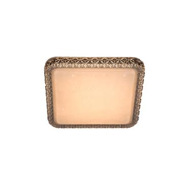 Imagem de Plafon Led Acrílico Quadrado 28cm 12w 3000k 1000 Lumens Bivolt Ref.DCX00334 - Sindora