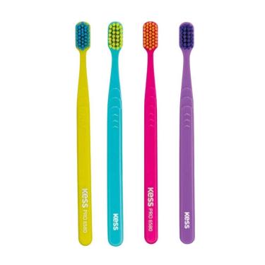 Imagem de Kit Escova Dental Extra Macia Kess Pro Belliz C/4
