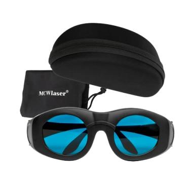 Imagem de MCWlaser Laser Safety Glasses 600-1100nm OD6+, Picosecond Laser/Cold Light/Yag Laser/Module Infrared Laser Eye Protection Laser Goggles for 755nm, 808nm, 980nm, 1064nm, 1080nm