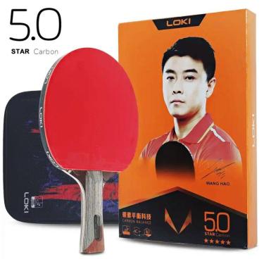 Imagem de Raquete Tênis De Mesa Ping Pong Loki 5 Estrelas Profissional