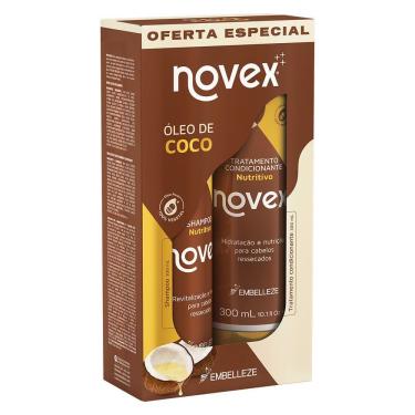 Imagem de Shampoo e Condicionador Novex Óleo de Coco Nutritivo 300ml cada