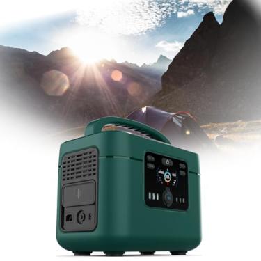 Imagem de Estação de energia portátil de 1200 W / 1050 Wh, bateria de backup de fosfato de ferro-lítio de carregamento rápido de 1,6 horas, 3 tomadas de energia CA de 1200 W, adequada para ambientes externos