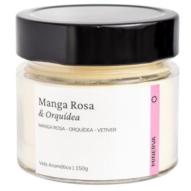 Imagem de MINERVA - Vela Aromatica Perfumada Atomatizada Aroma de Manga Rosa e Orquidea - 150g