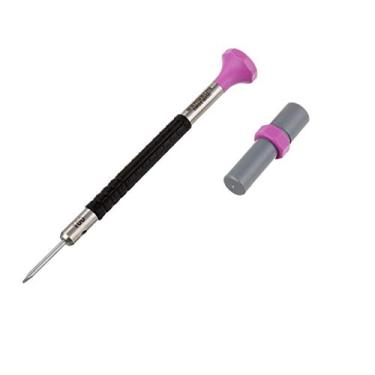 Imagem de Bergeon 55-686 6899-AT-160 Chave de Fenda Ergonômica de Aço Inoxidável 1,60 mm com Kit de Reparo de Lâminas de Reposição para Relógio