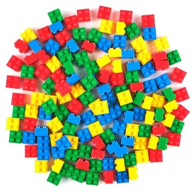 Imagem de Strictly Briks Compatible with Lego Classic Bricks Starter Kit, Blue, Green, Red, and Yellow, 144 Pieces, 2x2 Inches, Building Creative Play Gift Set for Ages 3 and Up